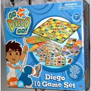  Go Diego Go 10 Game Set Toys & Games