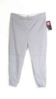 Wilson Pull Up New Baseball Pants, Adult X Large, Grey, Retail $29.99 