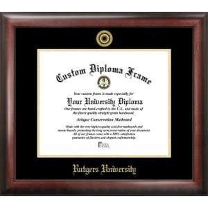  Rutgers Scarlett Knights Gold Embossed Diploma Frame 
