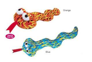 Zanies Serpent Snake Dog Toy Large Plush Squeaky  