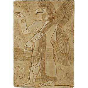  Assyrian Eagle Headed Spirit Wall Plaque