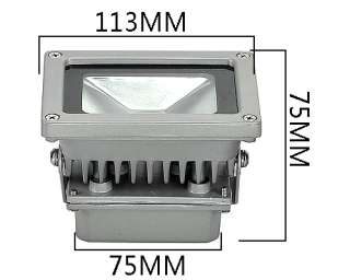 10W 800LM LED Flood light Outdoor Lamp White/Warm White/RGB/Blue/Red 