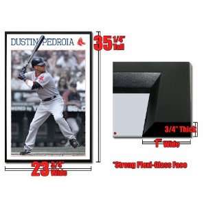 Framed Boston Red Sox Dustin Pedroia Poster 5468
