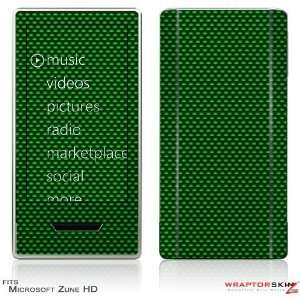  Zune HD Skin   Carbon Fiber Green by WraptorSkinz 