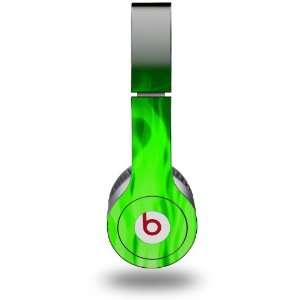  Fire Green Decal Style Skin (fits genuine Beats Solo HD 