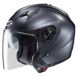   33 Open Face Motorcycle Helmet Anthracite Large L 954 564 Automotive