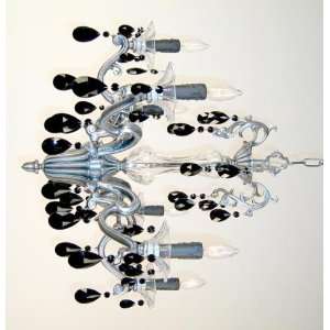 By Classic Lighting   Via Firenze Collection Millenium Silver Finish 