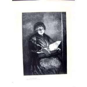  1896 ART JOURNAL MATCH GIRL SELLER FINE ART PICCINI