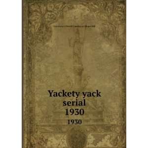  Yackety yack serial. 1930 University of North Carolina at 