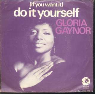 Gloria Gaynor   Do It Yourself Dutch 1975 PS 7  