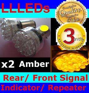 2X 24 LED TOYOTA CELICA YARIS Amber 1156 SIGNAL bulb  