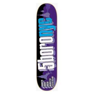  5BORO OG LOGO PURPLE DECK  7.5