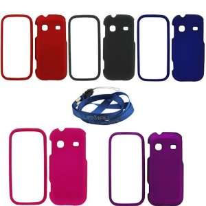  GTMax 5ps   Rubberized Snap On Hard Case (Black / Hot Pink 
