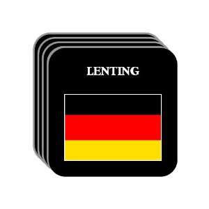  Germany   LENTING Set of 4 Mini Mousepad Coasters 