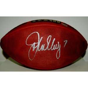  John Elway Autographed NFL Super Bowl XXXIII Football 