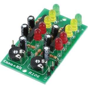   CanaKit UK106   10 LED Stereo VU Meter (Assembled Module) Electronics