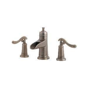 GT49 YP1E Ashfield Waterfall Widespread Bathroom Sink Faucet Rustic 