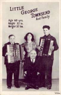 MIDGET SINGER LITTLE GEORGE TOWNSEND AND FAMILY  