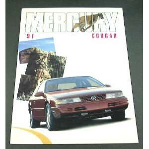  1991 91 Mercury COUGAR BROCHURE LS XR7 