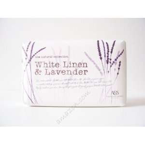  Asquith & Somerset White Linen & Lavender Triple Milled 