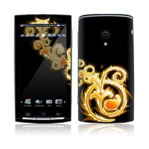  Sony Xperia X10 Skin Decal Sticker   Abstract Gold 
