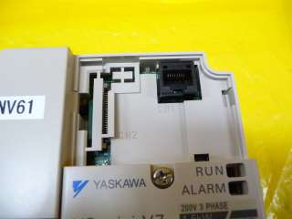 Yaskawa VS mini V7 Inverter Drive CIMR V7AA21P5 working  