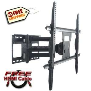  37 to 63 Inch Black Articulating TV Mount Electronics