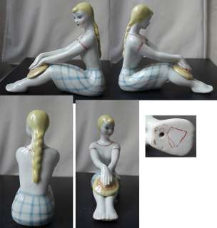 original russian porcelain figurine size 13x11 5 cm condition perfect