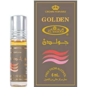  Golden   6ml (.2 oz) Perfume Oil by Al Rehab (Crown 
