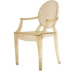  Philippe Starck Style Louis Ghost Chair in Yellow