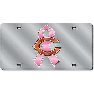 Rico Chicago Bears Breast Cancer Awareness Silver Laser Tag   Chicago 