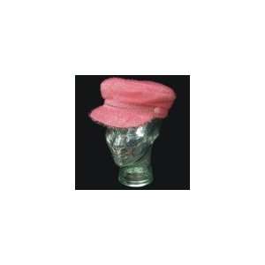  Pink Furry Biker Cap