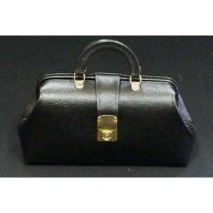 MEDICAL/SURGICAL   Black Leather Specialist Bags With Brass Fittings 
