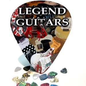  Giant Guitar Pick Wall Art Clock   Legend Guitars
