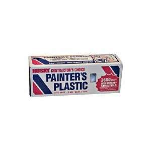   Husky Professional Painters Plastic Roll 9x400, 0.35 Mill, Clear