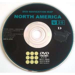  U20 Toyota Lexus OEM Navigation DVD GPS Update Disc Disk 