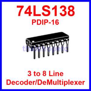 SN74LS138 74LS138 3 to 8 Line Decoder DeMultiplex  