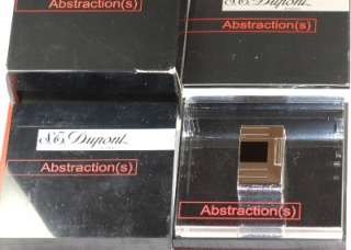 ST DUPONT ABSTRACTIONS BLACK LACQUER L2 LIGHTER BNIB  