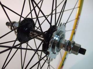 These wheels come with a FREE 16t cog and Lock ring.