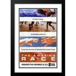  The Amazing Race 20x26 Framed and Double Matted TV Poster 