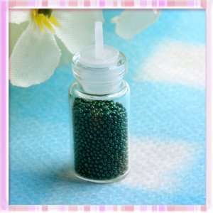  Lady Excellent Bottle with Green Cute Plastic Beads Hot 