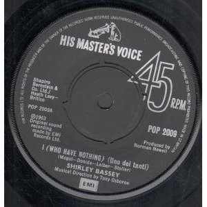   INCH (7 VINYL 45) UK HIS MASTERS VOICE SHIRLEY BASSEY Music