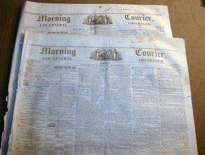 1836 newspapers PRESIDENT JAMES MADISON DEAD Providence Courier 