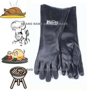 ROTISSERIE BBQ BARBEQUE Kinco Deluxe 18 PVC Gloves  