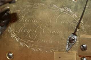 James McCabe Double Fusee Georgian Bracket Clock 1806  
