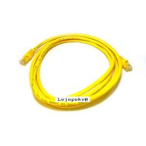  7FT 350MHz UTP Cat5e RJ45 Network Cable   Yellow 