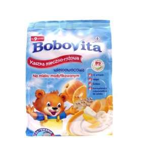 Bobovita Milk and Rice Gruel Multifruit for Babies (230g/8.1oz)