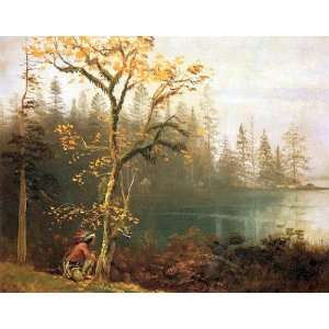  Handpainted HQ Reproduction Painting, Original by BIERSTADT, Old 
