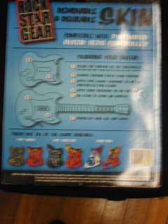 New.Rock Star Gear, PS2 Wired,Fire skin, Guitar Hero  