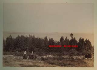 1892 Albumen Photo Book Orrs Island Harpswell Maine ME  
